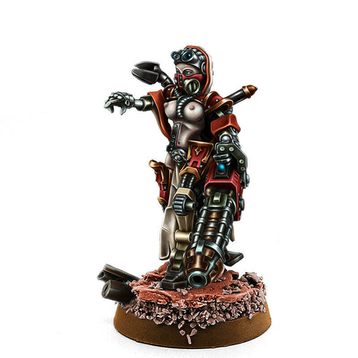 Wargames Exclusive MECHANIC ADEPT ERADICATOR SERGEANT WITH GRAVI-CANNON New - TISTA MINIS