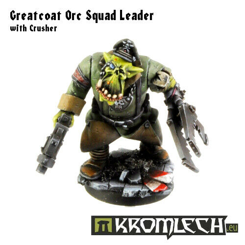 Kromlech Greatcoat Orc Squad Leader New - TISTA MINIS
