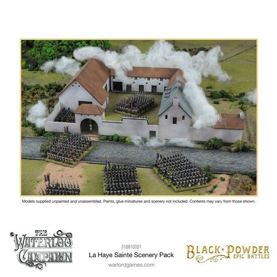 Black Powder Epic Battles: Waterloo - La Haye Sainte Scenery Pack New - Tistaminis
