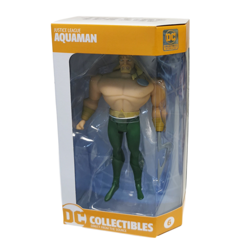 NEW JUSTICE LEAGUE ANIMATED AQUAMAN ACTION FIGURE #6 DC COLLECTIBLES - Tistaminis