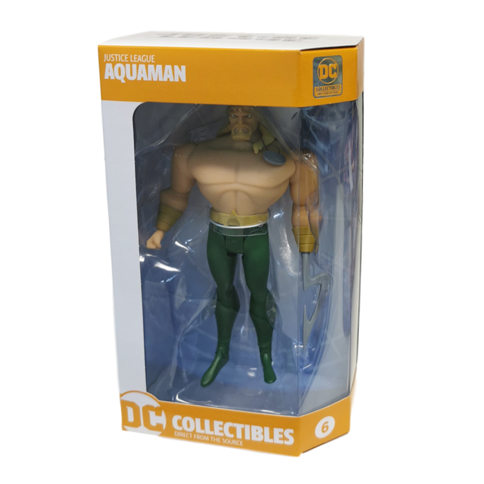 NEW JUSTICE LEAGUE ANIMATED AQUAMAN ACTION FIGURE #6 DC COLLECTIBLES - Tistaminis