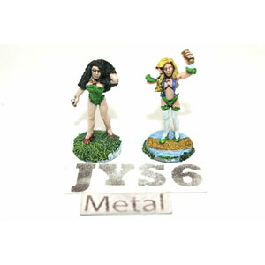 Warhammer Bloodbowl Cheerleaders Metal Well Painted OOP - JYS6 - TISTA MINIS