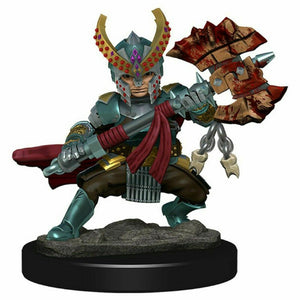 D&D Minis: Icons of the Realms Prem. Figures Wave 5: Halfling Fighter Female New - Tistaminis
