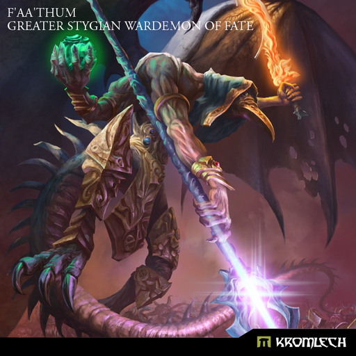 Kromlech F'aa'thum, Greater Stygian Wardemon of Fate New - TISTA MINIS