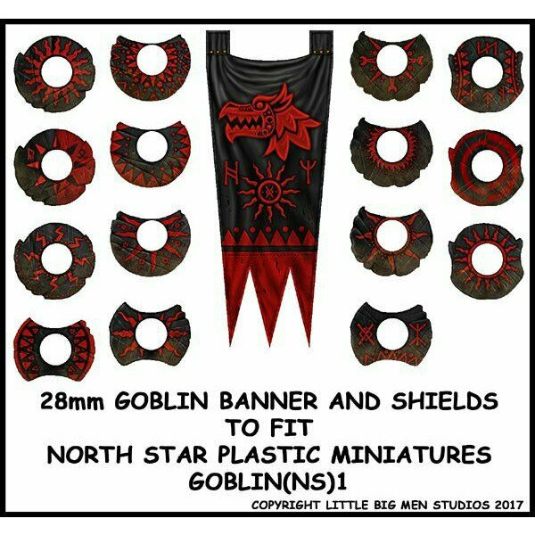 Oathmark Goblin Banner & Shields 1 - Tistaminis
