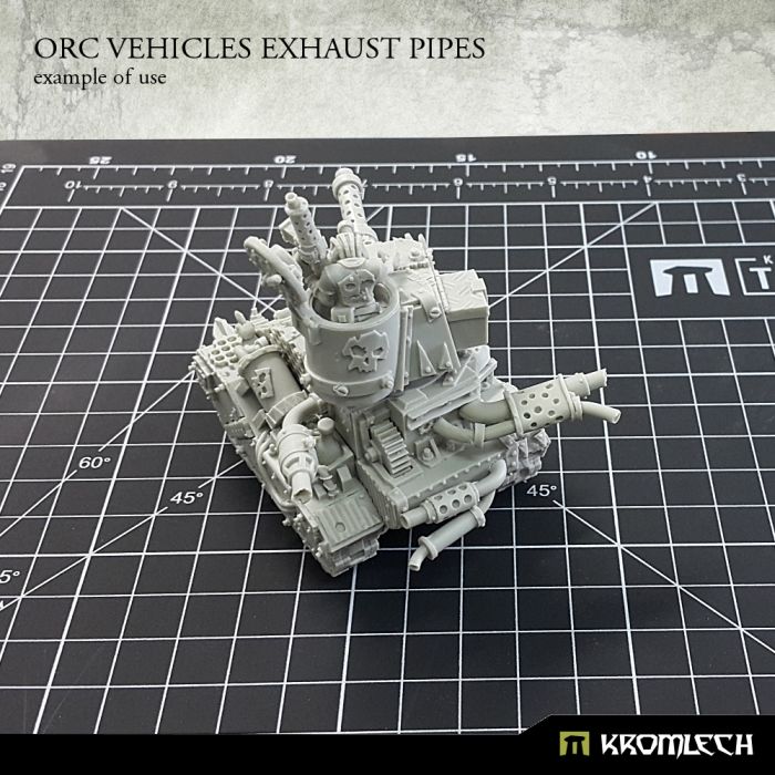 Kromlech Orc Vehicles Exhaust Pipes (10) New - TISTA MINIS