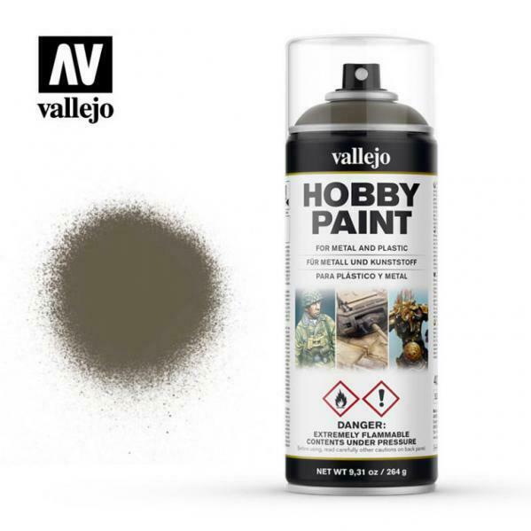 Vallejo Spray Paint Hobby Primer US Olive Drab New - TISTA MINIS