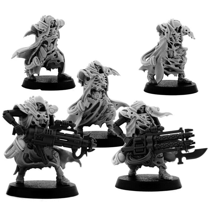 Wargames Exclusive NECROCYBORG IMMORTALS CONVERSION SET (5U) New - TISTA MINIS