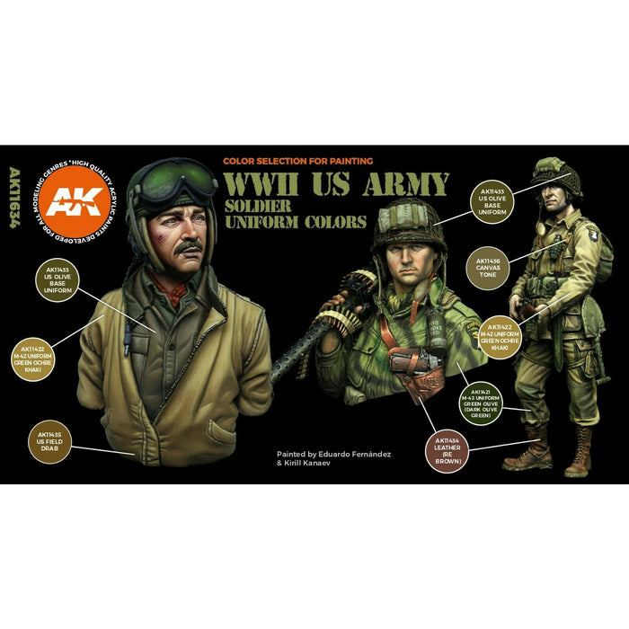 AK Interactive 3G WW2 US Uniforms New - Tistaminis