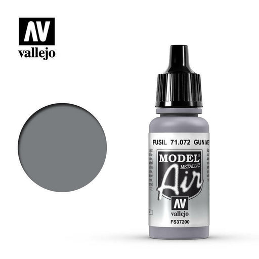 Vallejo Model Air Paint Gunmetal (Metallic) (71.072) - Tistaminis