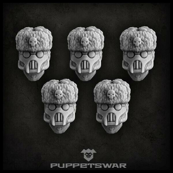 Puppets War Masked Ushanka heads New - Tistaminis