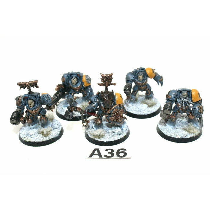 Warhammer Space Marines Space Wolves Wolf Guard Terminators - A36 - TISTA MINIS