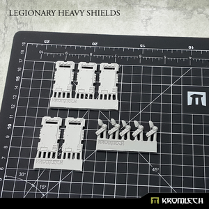 Kromlech Legionary Heavy Shields (5) New - TISTA MINIS
