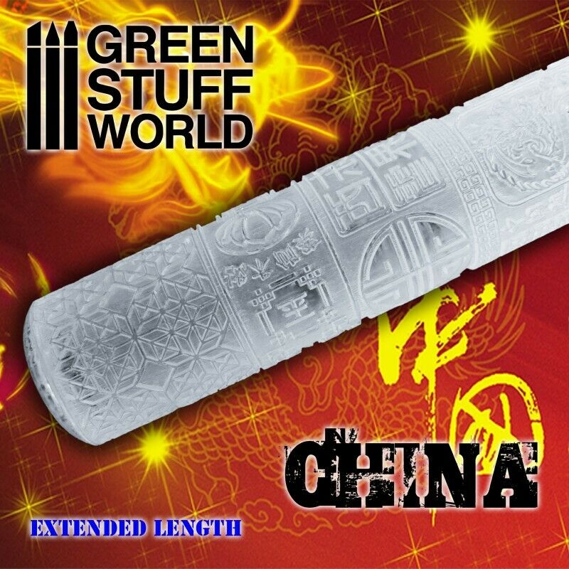 Green Stuff World Rolling Pin CHINESE New - TISTA MINIS