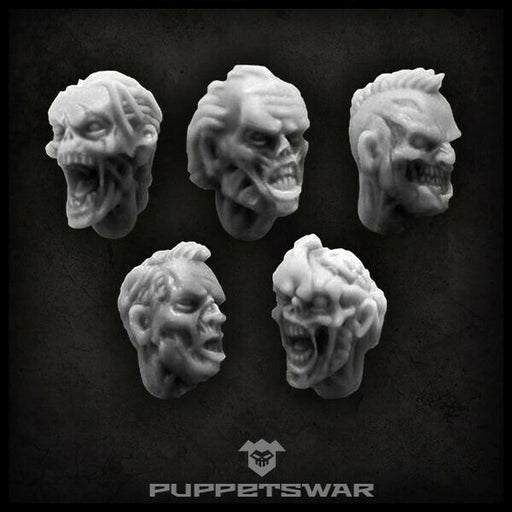 Puppets War Zombie heads New - Tistaminis