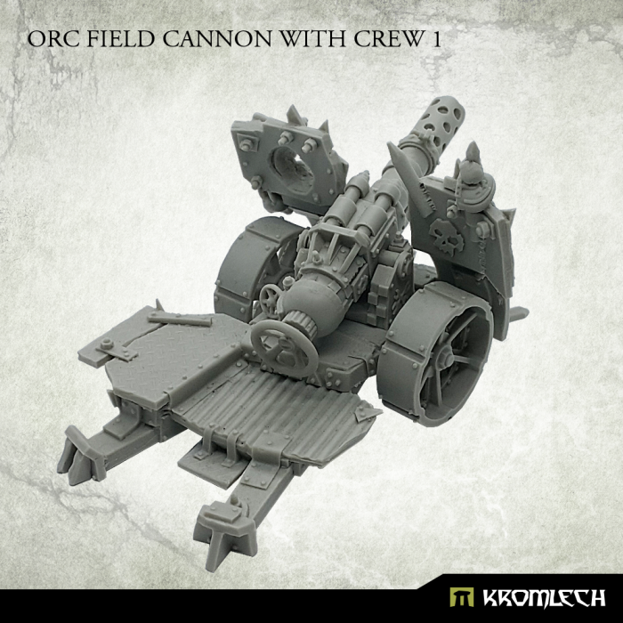 Kromlech Orc Field Cannon with Crew 1 New - TISTA MINIS