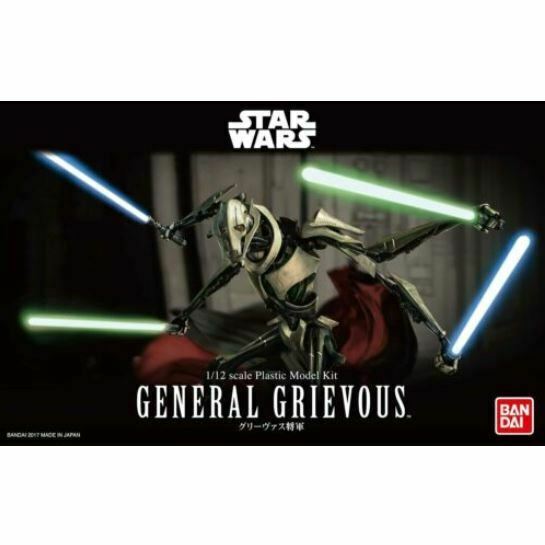 BANDAI Star Wars 1/12 Scale GENERAL GRIEVOUS New - TISTA MINIS