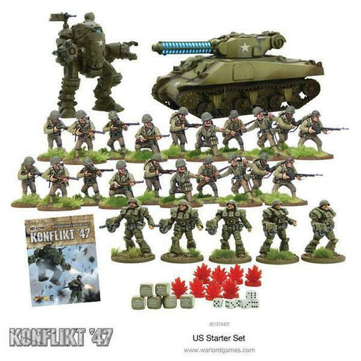 Bolt Action: Konflikt '47 - US Konflikt 47 Starter Set New - TISTA MINIS