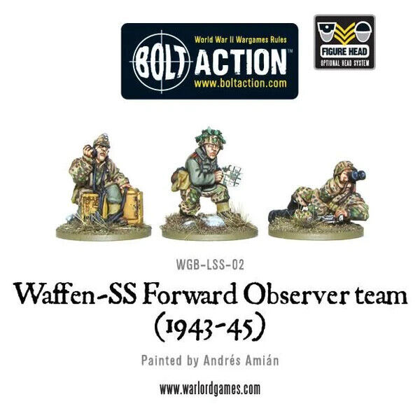 Bolt Action German Waffen-SS Forward Observer team (1943-45) New - Tistaminis