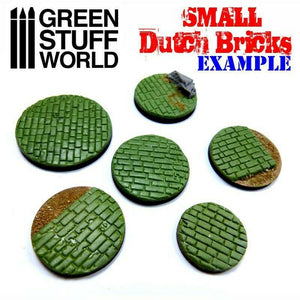Green Stuff World Rolling Pin Small DUTCH Bricks New - TISTA MINIS