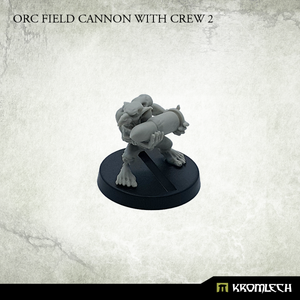 Kromlech Orc Field Cannon with Crew 2 New - TISTA MINIS