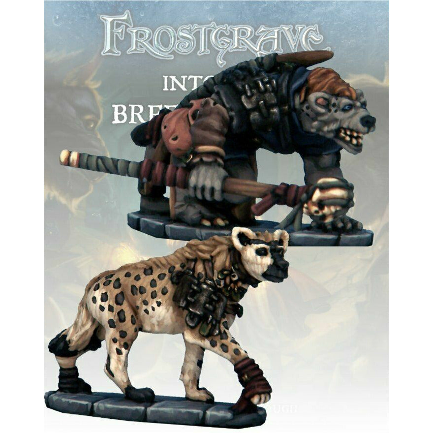 Frostgrave Gnoll Tracker & War Hyena New - TISTA MINIS
