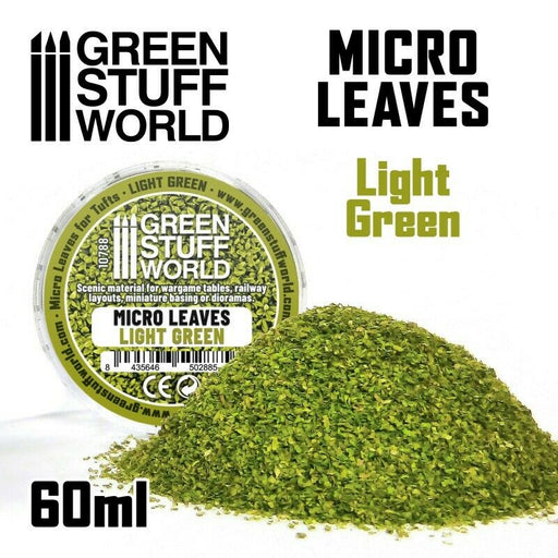 Green Stuff World Micro Leaves - Light Green Mix New - Tistaminis