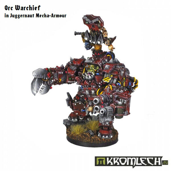 Kromlech Orc Warchief in Juggernaut Mecha-Armour New - TISTA MINIS