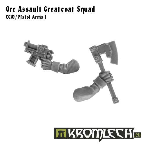 Kromlech Orc Assault Greatcoat Squad New - TISTA MINIS