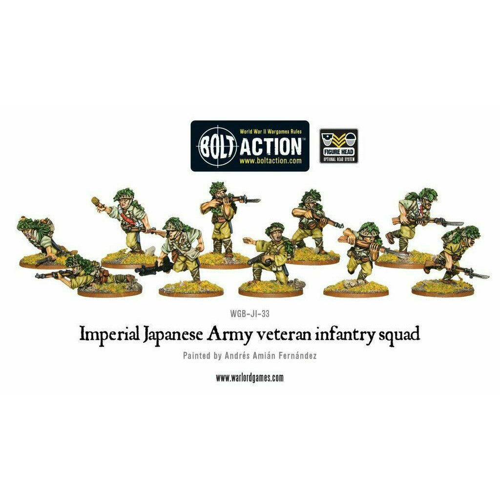 Bolt Action Japanese Veteran Infantry Squad New - Tistaminis