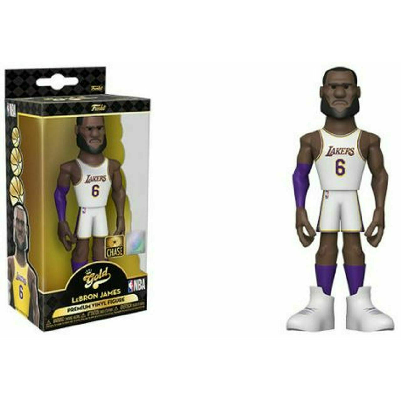 LeBron James pop figure - white jersey