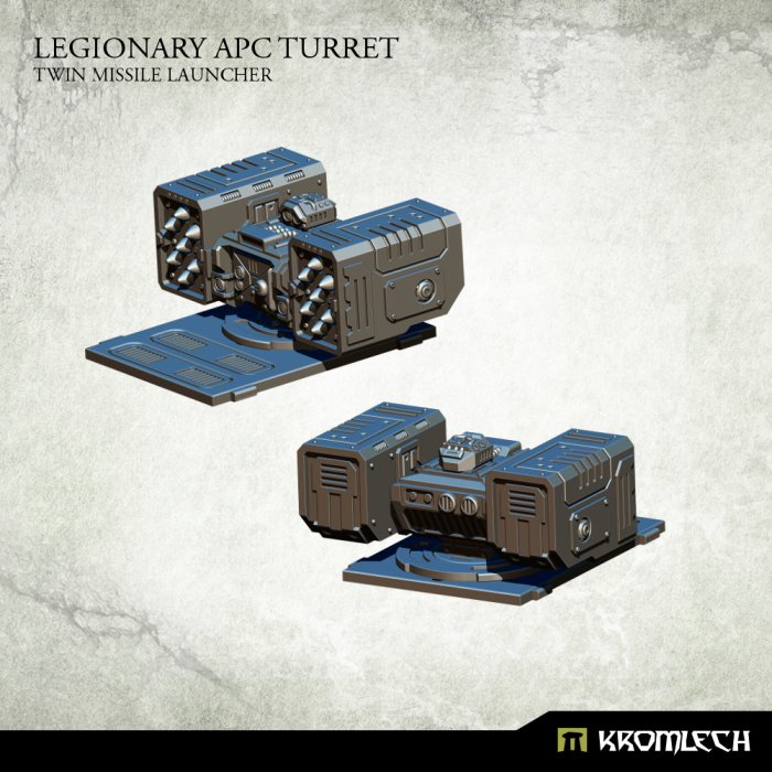 Kromlech Legionary APC Turret: Twin Missile Launcher - TISTA MINIS