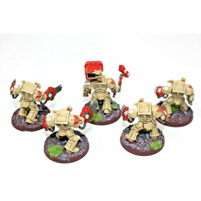 Warhammer Space Marines Dark Angels Assault Terminators Well Painted JYS13 - Tistaminis