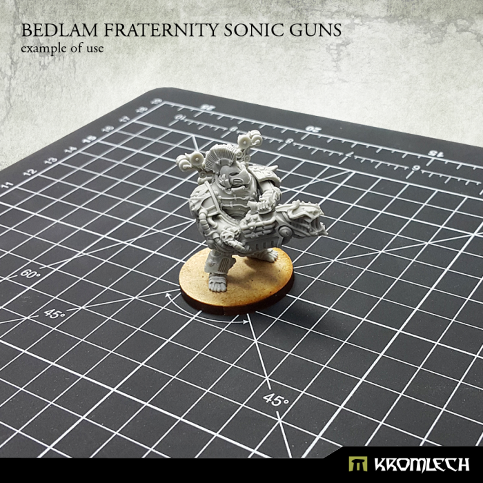 Kromlech Bedlam Fraternity Sonic Guns (4) New - TISTA MINIS