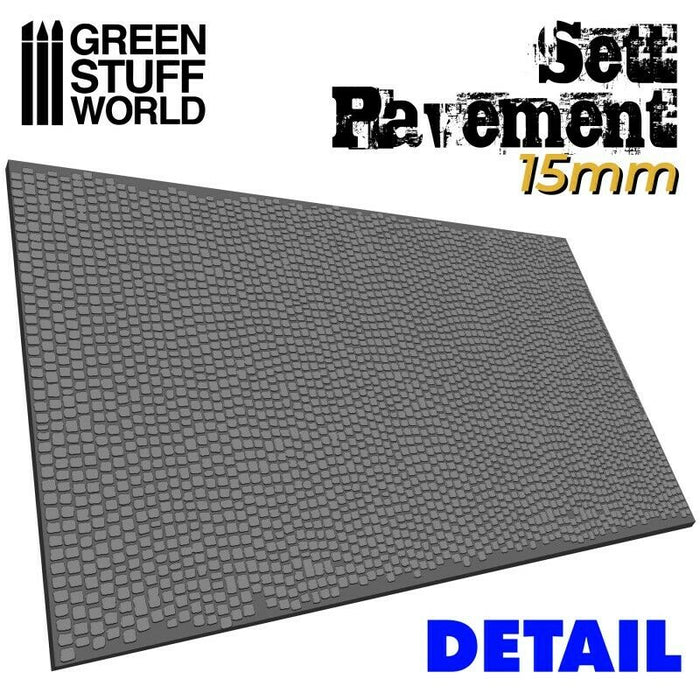 Green Stuff World Rolling Pin Pavement 15mm New - TISTA MINIS