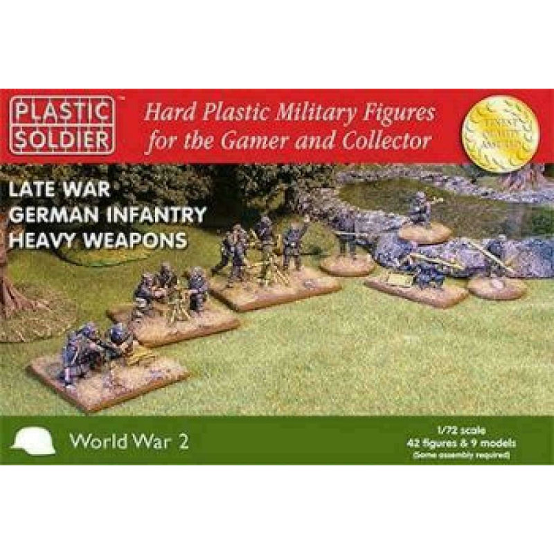 Plastic Soldier Company  WW2020005 1/72ND LATE WAR GERMAN HEAVY WEAPONS New - TISTA MINIS