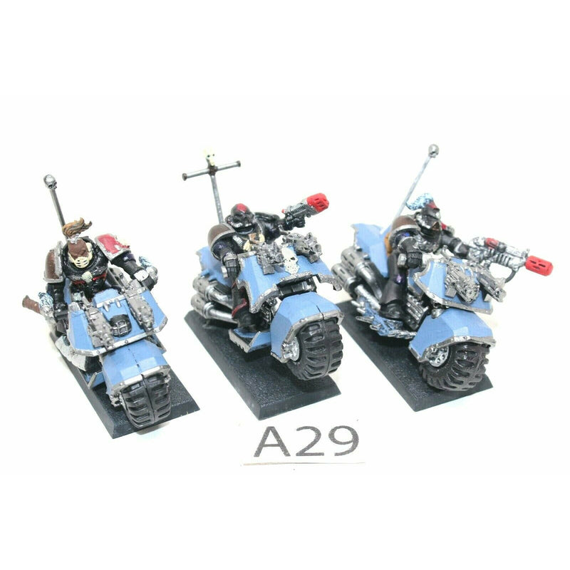 Warhammer Space Marines Space Wolves Biker Squad Incomplete - A29 - TISTA MINIS