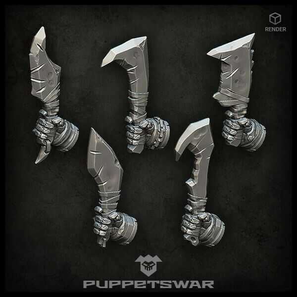 Puppets War Orc Blades (right) New - Tistaminis