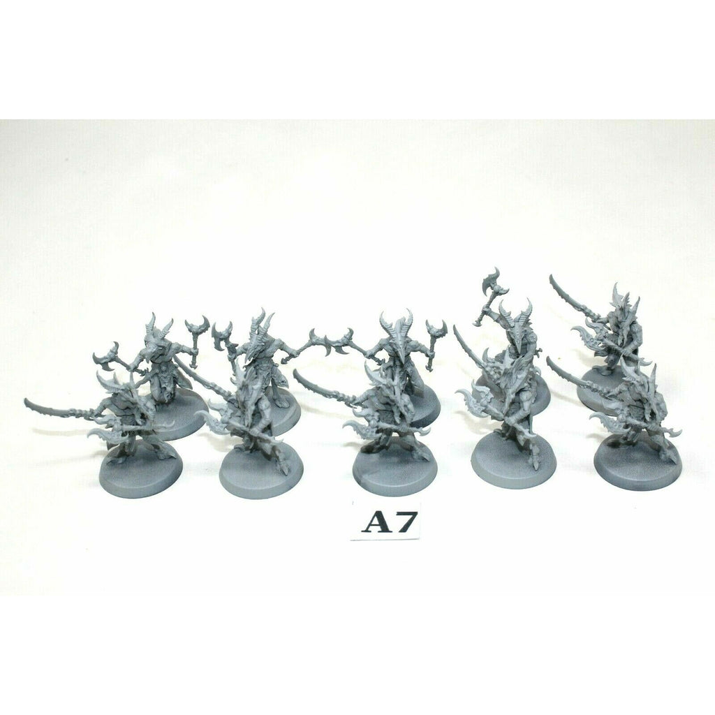 Warhammer Chaos Daemons Tzaangors With Two Hand Weapons - A7 - Tistaminis