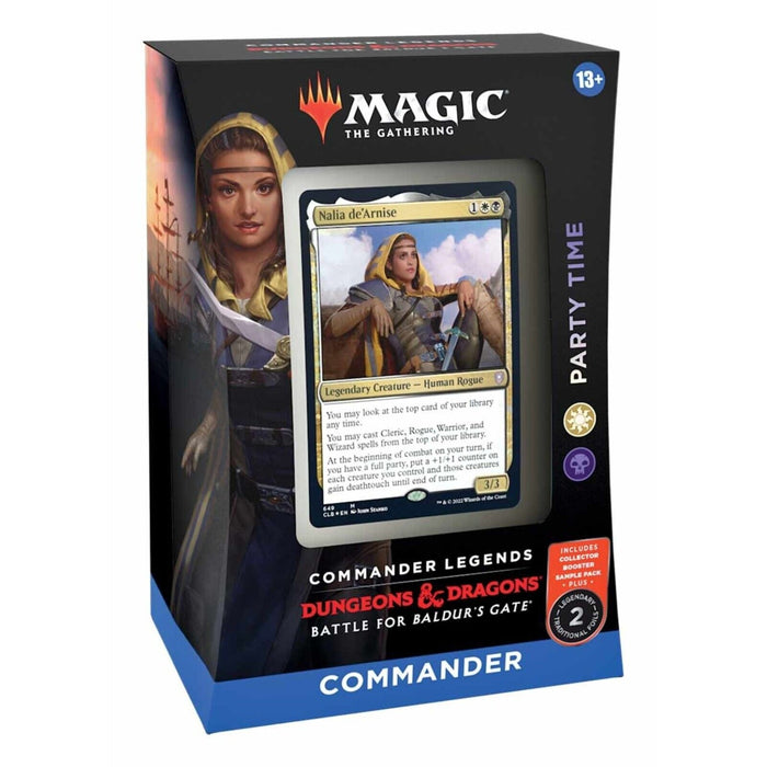 Magic the Gathering Battle for Baldur's Gate Commander Deck - Party Time - Tistaminis