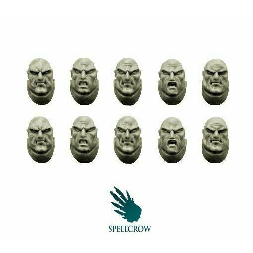 Spellcrow Space Knights Heads - SPCB5806 - TISTA MINIS
