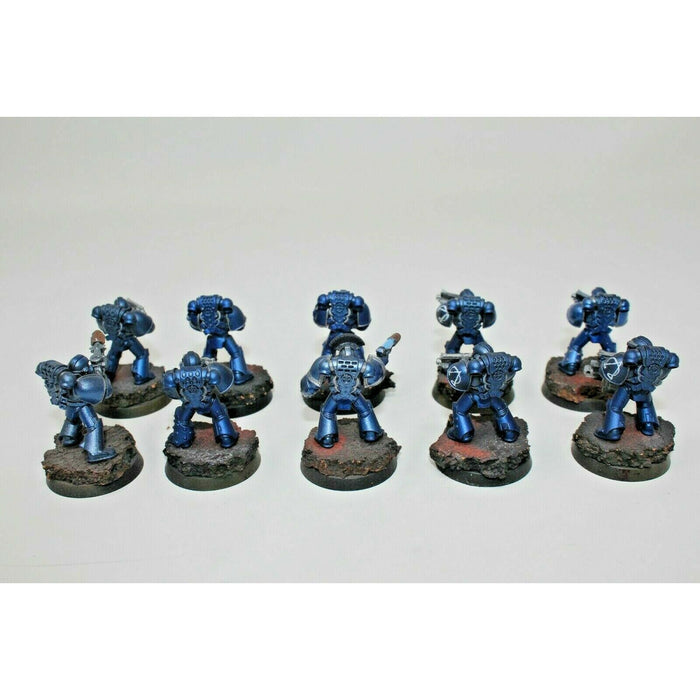 Warhammer Space Marines Mark IV Tactical Squad Well Painted - F1 - Tistaminis