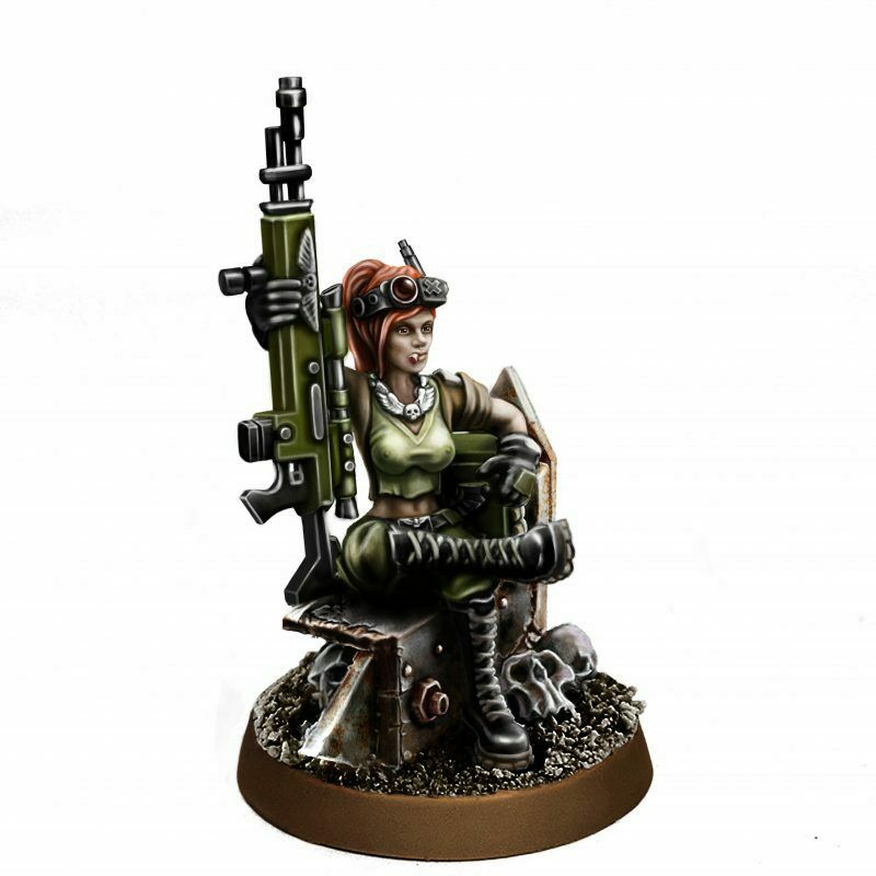 Wargames Exclusive IMPERIAL SOLDIER FEMALE CORPORAL New - TISTA MINIS