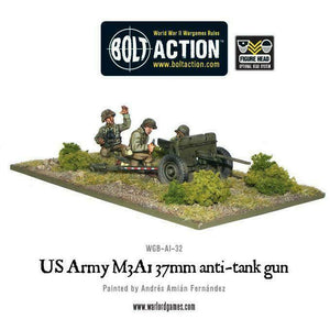 Bolt Action US Army M3A1 37mm Anti-Tank Gun New - TISTA MINIS