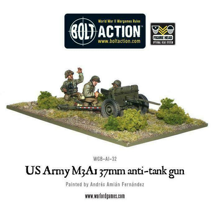 Bolt Action US Army M3A1 37mm Anti-Tank Gun New - TISTA MINIS