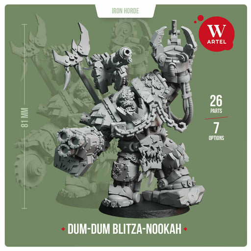 Artel Miniatures - Ork Dum-Dum Blitza-nookah New - TISTA MINIS