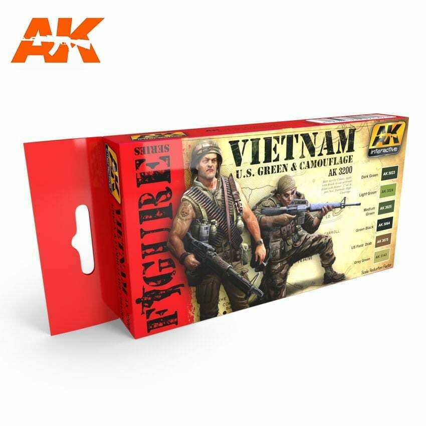AK Interactive Vietnam U.S. Green & Camouflage New - TISTA MINIS