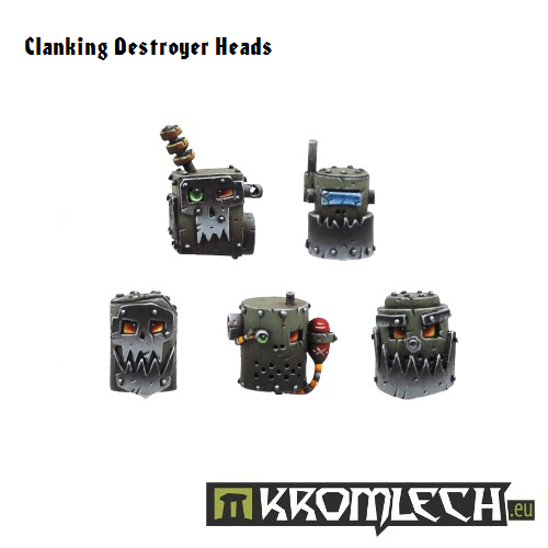 Kromlech Clanking Destroyer Heads New - TISTA MINIS