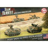 Team Yankee American M163 VADS or M901 ITV Platoon (Plastic) New - TISTA MINIS