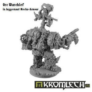 Kromlech Orc Warchief in Juggernaut Mecha-Armour New - TISTA MINIS